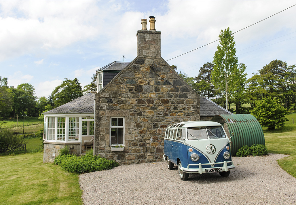 Scottish holiday cottages: Stratinnan, Aberdeenshire