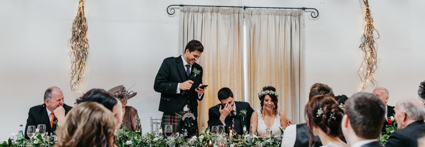 Wedding speeches at Aswanley